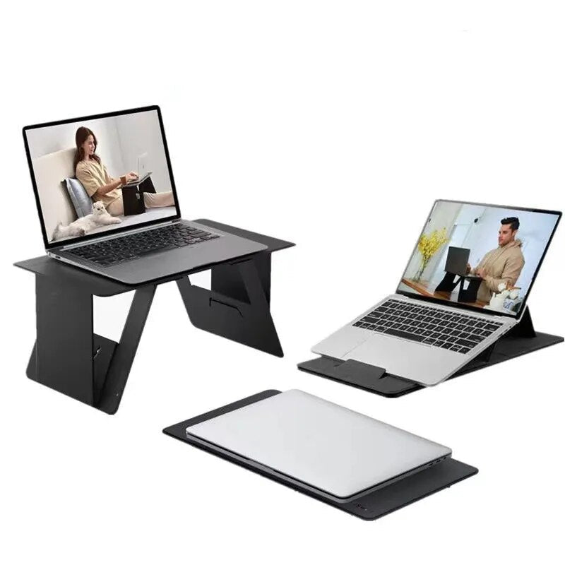 Foldable Laptop Desk – Ultra-Slim Portable Work Surface for Bed, Couch & Travel | Lightweight Study Tray with Stable Support | Thomler