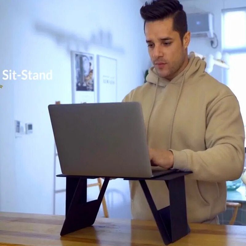 Foldable Laptop Desk – Ultra-Slim Portable Work Surface for Bed, Couch & Travel | Lightweight Study Tray with Stable Support | Thomler