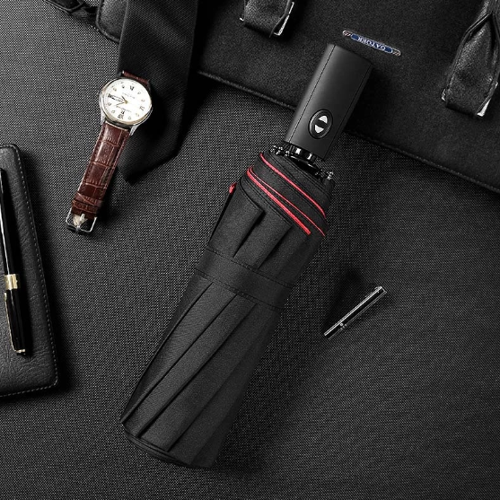 Windproof Compact Folding Umbrella — Lightweight Travel Rain Umbrella for Commute, Outdoor & Everyday Use | Thomler