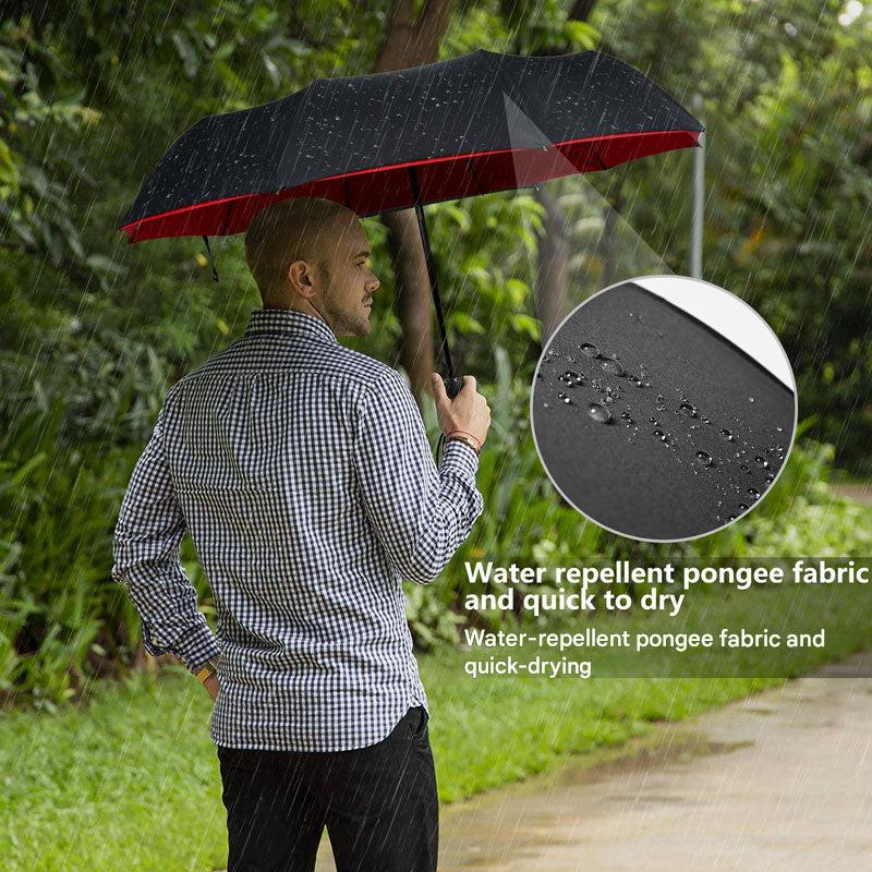 Windproof Compact Folding Umbrella — Lightweight Travel Rain Umbrella for Commute, Outdoor & Everyday Use | Thomler