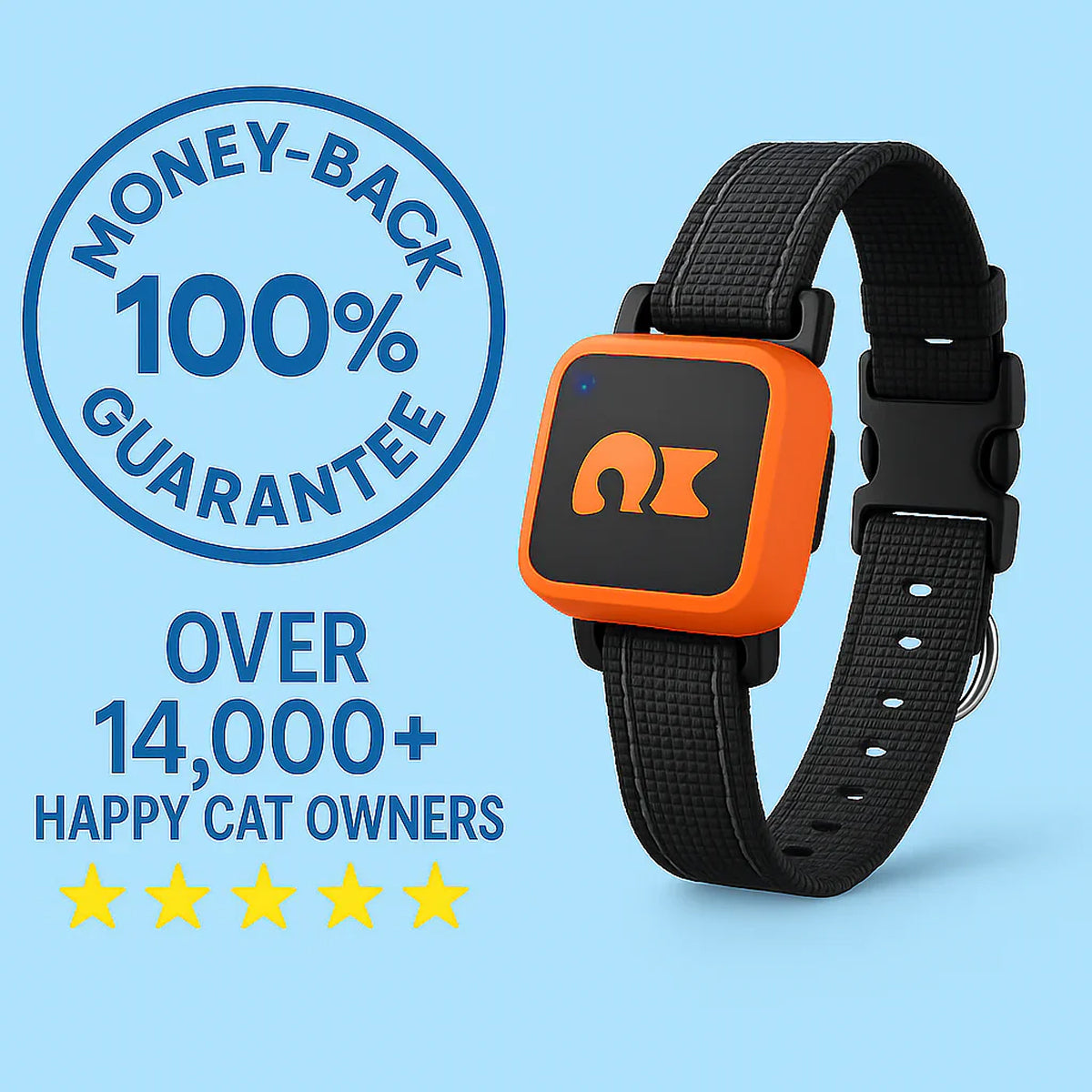 Real-Time Cat & Dog Location Monitor with Geo-Fence Alerts – Lightweight Wearable Pet Finder for Indoor & Outdoor Safety | Thomler