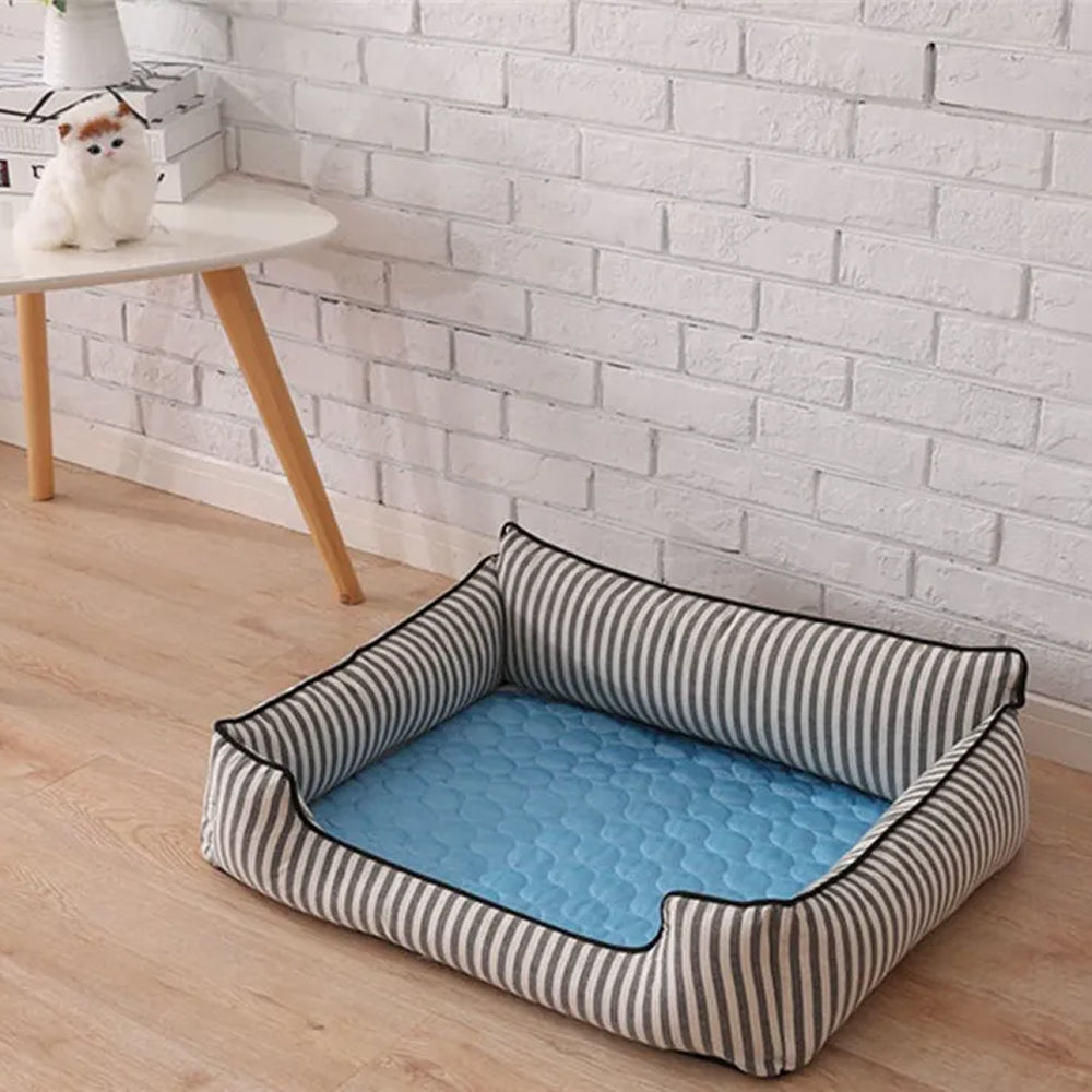 Self-Cooling Dog Mat | Gel-Free Heat Relief Pad for Summer | Machine Washable | 6 Sizes for Small to Large Dogs | Thomler