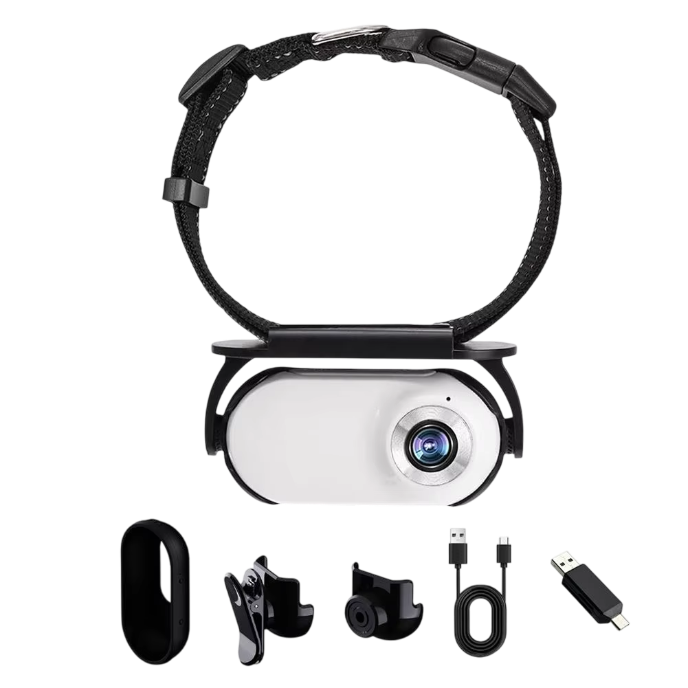 HD Pet Camera Collar for Cats – 1080P Video Recording with 4-Hour Battery & Wide-Angle Lens | Thomler