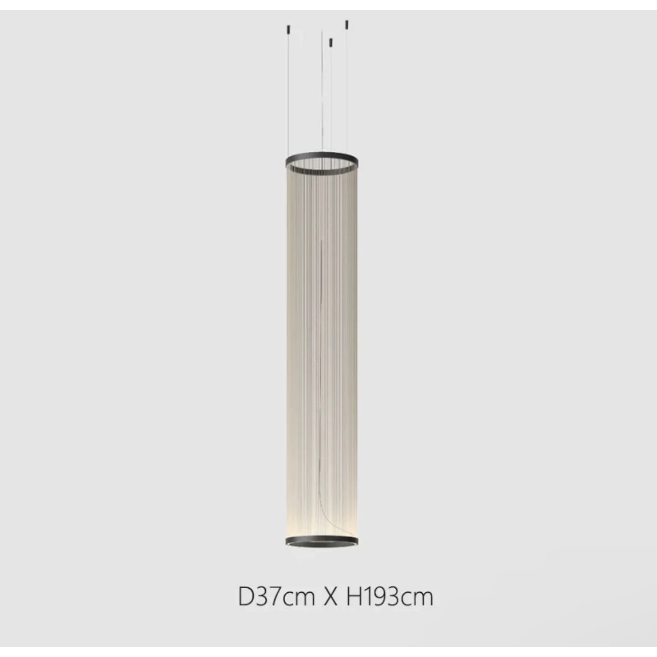 Pendant Light Fabric Shade Built In LED Multi Pendant Dining Room Kitchen Island Hanging Ceiling Lamp | Thomler