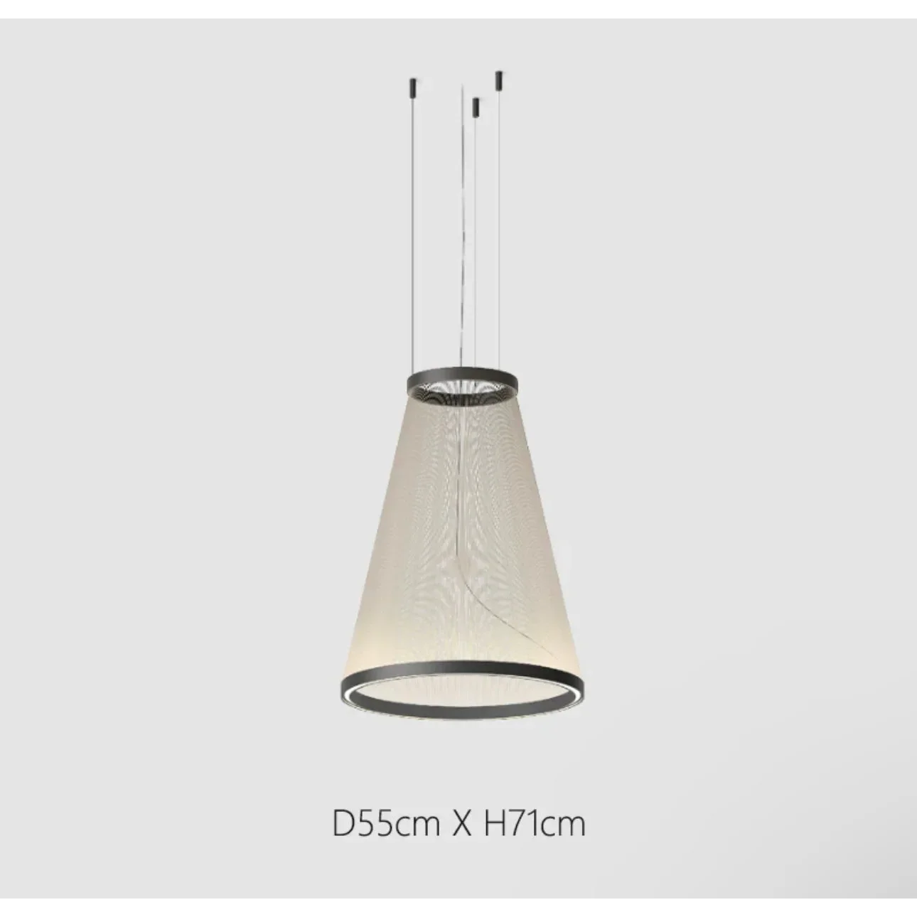 Pendant Light Fabric Shade Multi Pendant Cluster Hanging Dining Room Kitchen Island Ceiling Light | Thomler