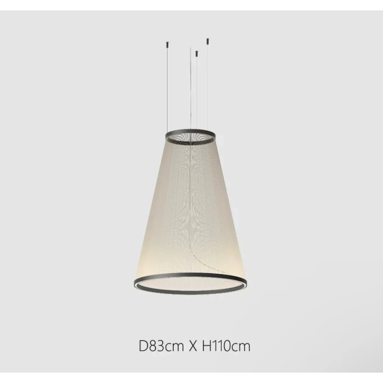 Pendant Light Fabric Shade Built In LED Multi Pendant Dining Room Kitchen Island Hanging Ceiling Lamp | Thomler