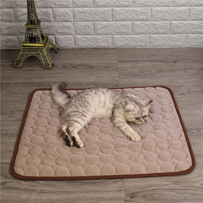 Temperature-Regulating Pet Pad for Dogs & Cats – Self-Cooling Cushion for Summer Heat, Portable Travel-Ready Mat | Thomler