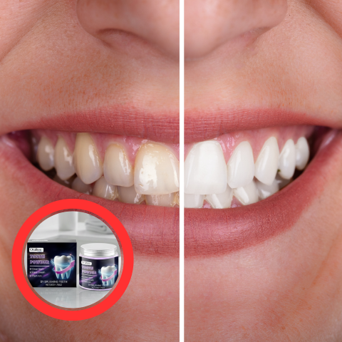 Teeth Whitening Powder for Stain Removal and Fresh Breath | Thomler