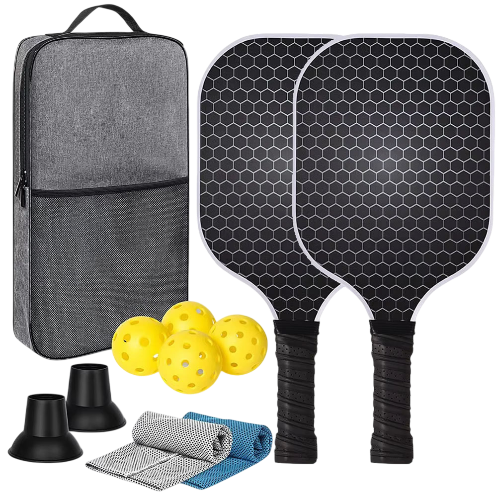 Pickleball Paddle with Carbon Fiber Face & Honeycomb Core for Spin Control & Power | Thomler