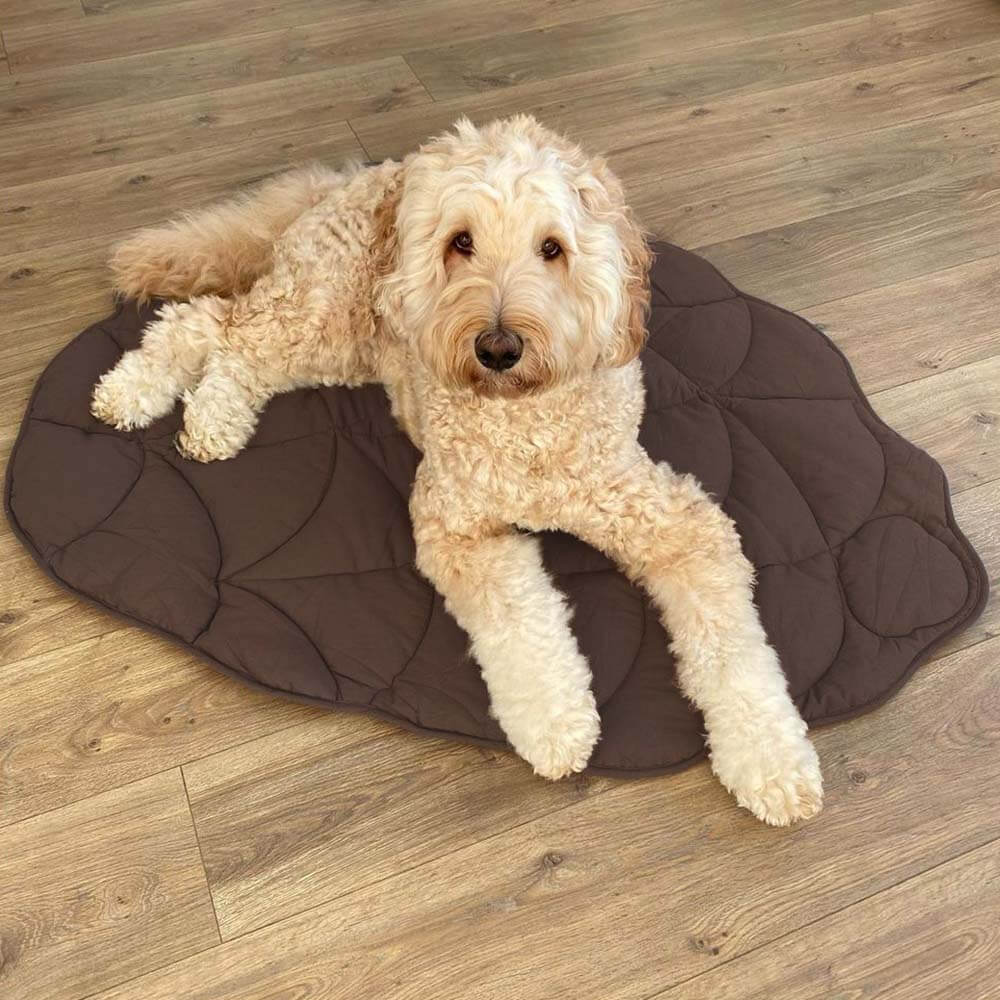 Botanical Leaf-Shaped Pet Throw Blanket - Soft Cotton-Polyester Cover for Dogs & Cats - Machine Washable Couch Protector & Floor Mat for | Thomler