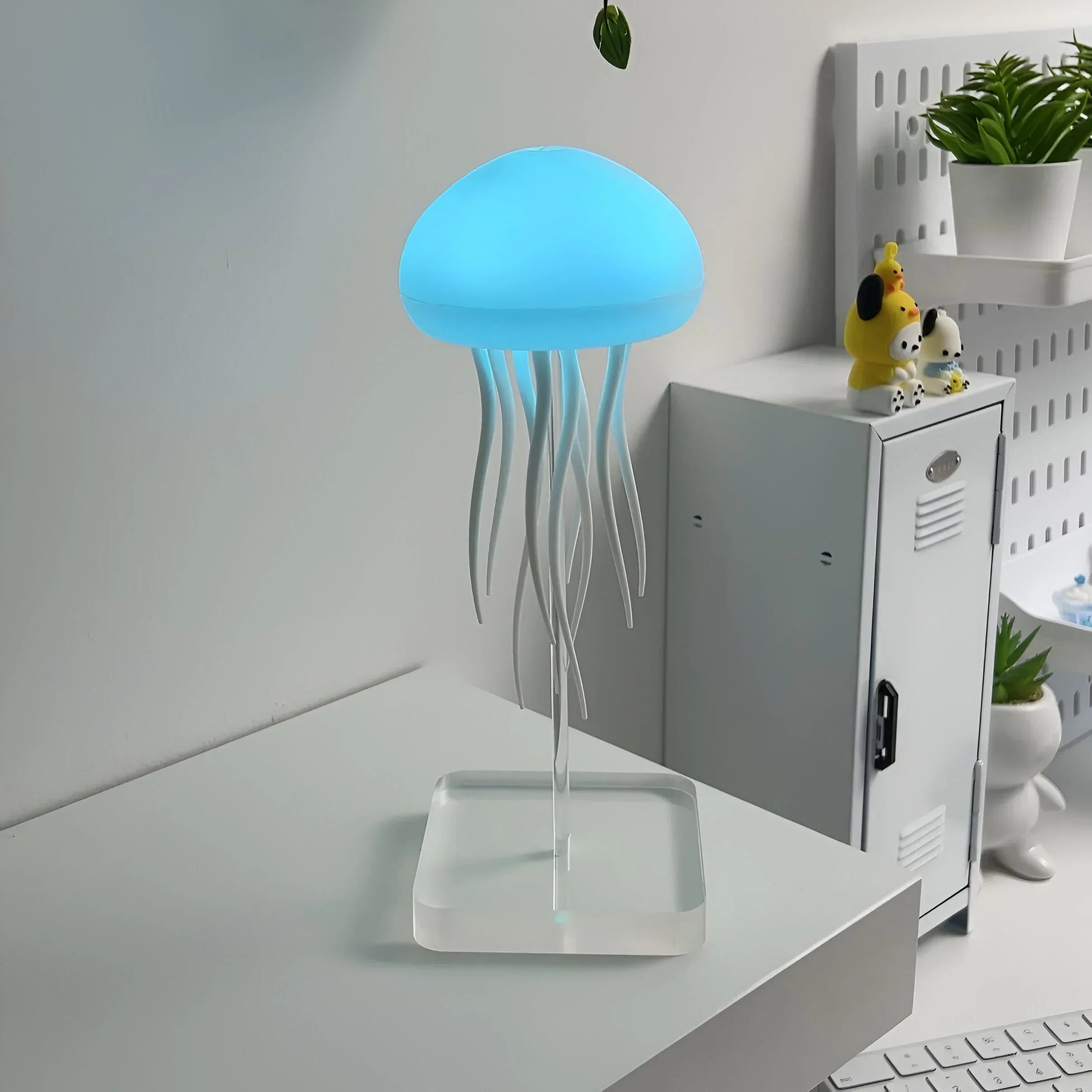 LED Jellyfish Mood Lamp with Color Changing Lights & Remote Control for Bedroom, Living Room, Office Décor | Thomler