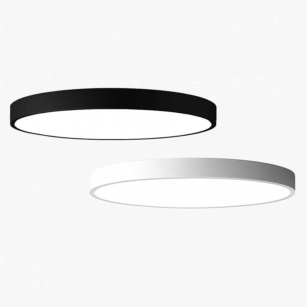 Ceiling Light Iron 9.1 in Dimmable LED Frosted Glass Bedroom Kitchen Dining Room Modern Lighting Fixture | Thomler
