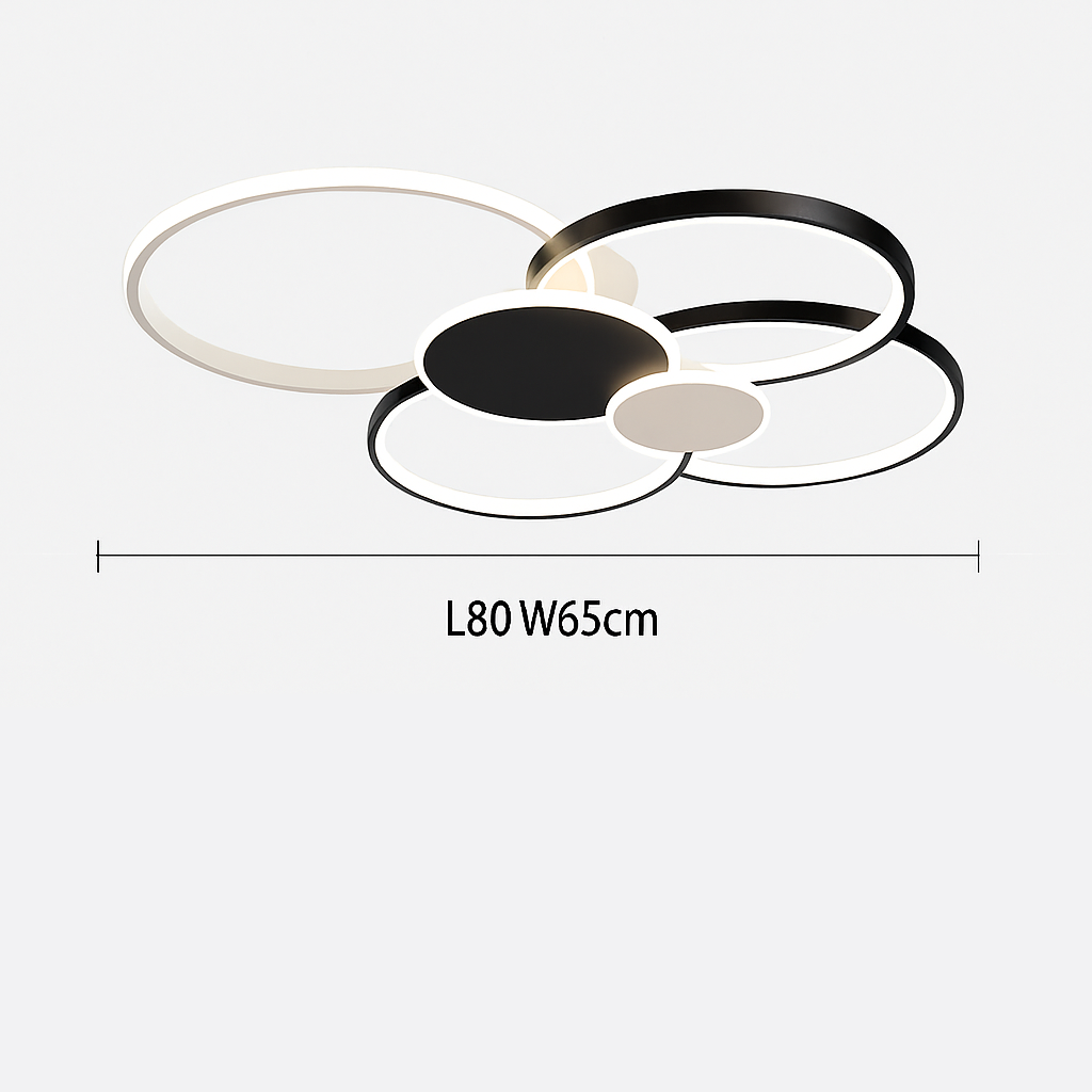Dimmable LED Flush Mount Ceiling Light with Remote Control - Ultra-Slim Aluminum Design for Bedroom, Living Room & Kitchen | Thomler
