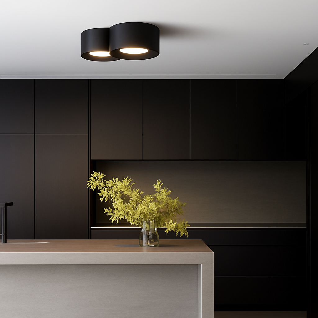Cylinder Downlight Spotlight LED Surface Mount Ceiling Fixture for Kitchen, Hallway, Bedroom, Modern Minimalist Indoor Accent Lighting | Thomler