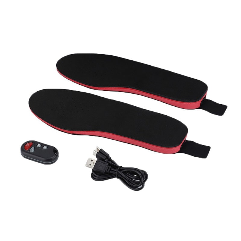 Rechargeable Arch-Support Heated Insoles with Remote Control for Plantar Fasciitis Relief | Thomler