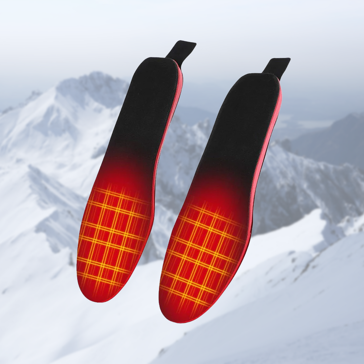 Rechargeable Arch-Support Heated Insoles with Remote Control for Plantar Fasciitis Relief | Thomler