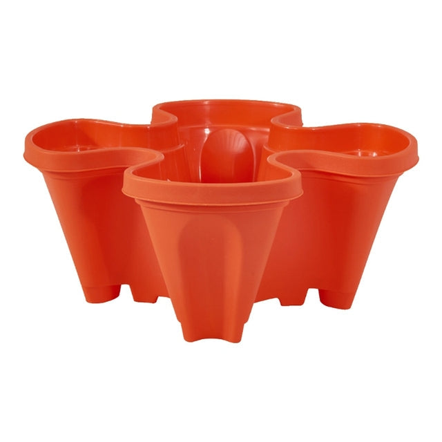 Vertical Stacking Planter Pots Tower for Herbs Strawberries Flowers Self-Watering Space-Saving Garden Container for Balcony Patio Indoor | Thomler