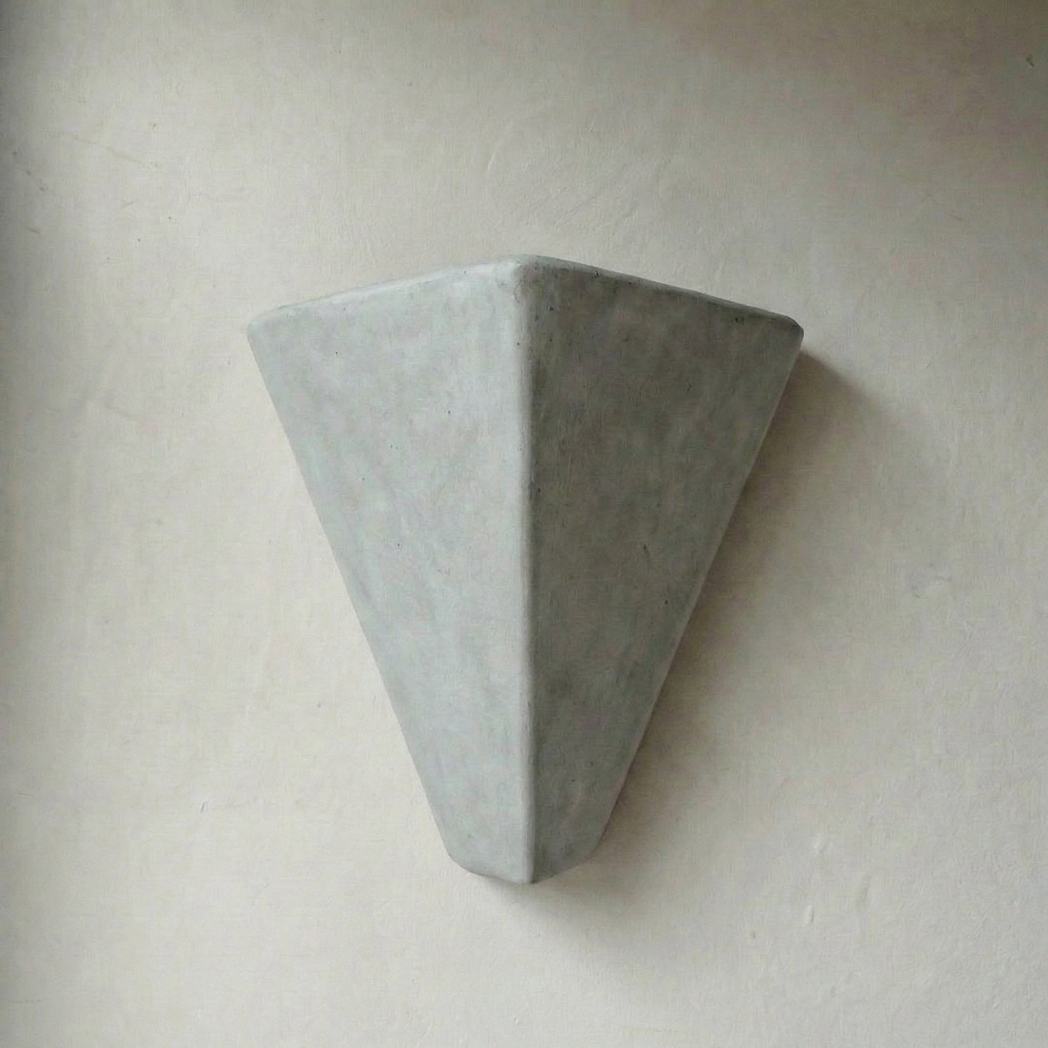 Wall Lamp Plaster 22.4 in Sculptural Warm White Bedroom Hallway Minimalist Sconce Lighting Fixture | Thomler