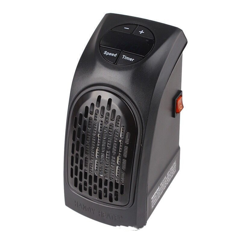 Compact Wall-Plug Space Heater with Digital Temperature Display & Ceramic Elements | Thomler