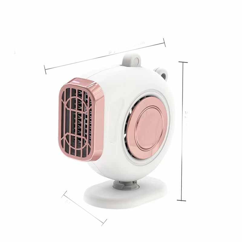 12V Car Heater & Defroster Fan with Rotating Mount – Dual Climate Control | Thomler