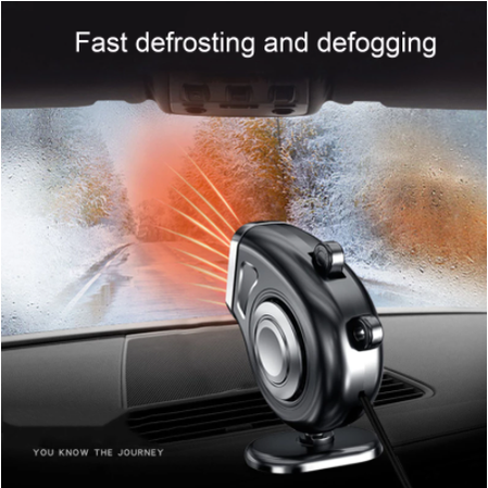 12V Car Heater & Defroster Fan with Rotating Mount – Dual Climate Control | Thomler