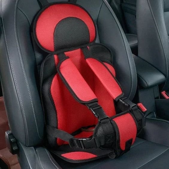 Adjustable Child Booster Seat Cushion for Toddlers & Kids – Portable Travel Safety Pad with Harness Straps for Strollers, Bikes & | Thomler