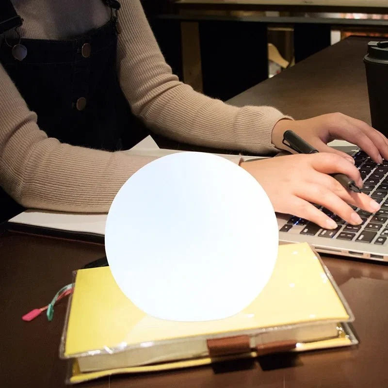 Rechargeable LED Orb Lamp with Remote Control – 16-Color Mood Light for Bedroom, Living Room & Office | Thomler