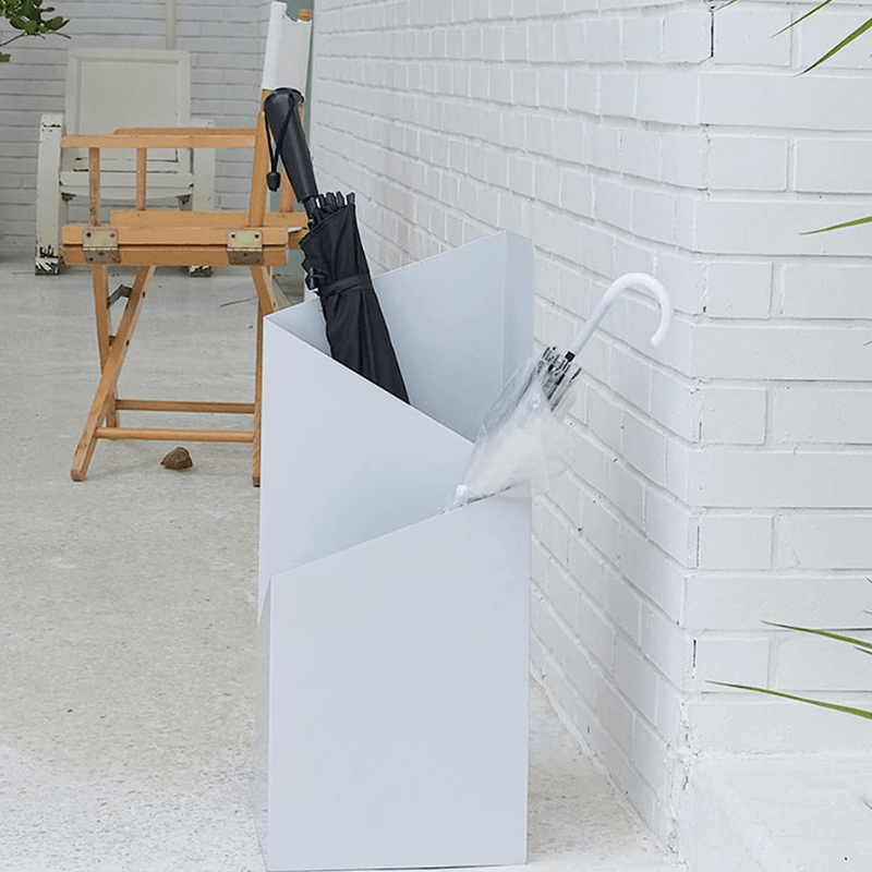 Umbrella Stand Metal 50.0 cm Red Hallway Entrance Storage Rack Modern Scandinavian Wet Umbrella Holder Organiser | Thomler