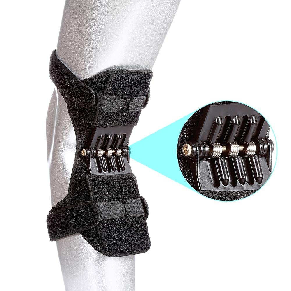 Spring-Assisted Compression Knee Brace with Hinged Stabilizers for Injury Recovery and Joint Pain Relief | Thomler