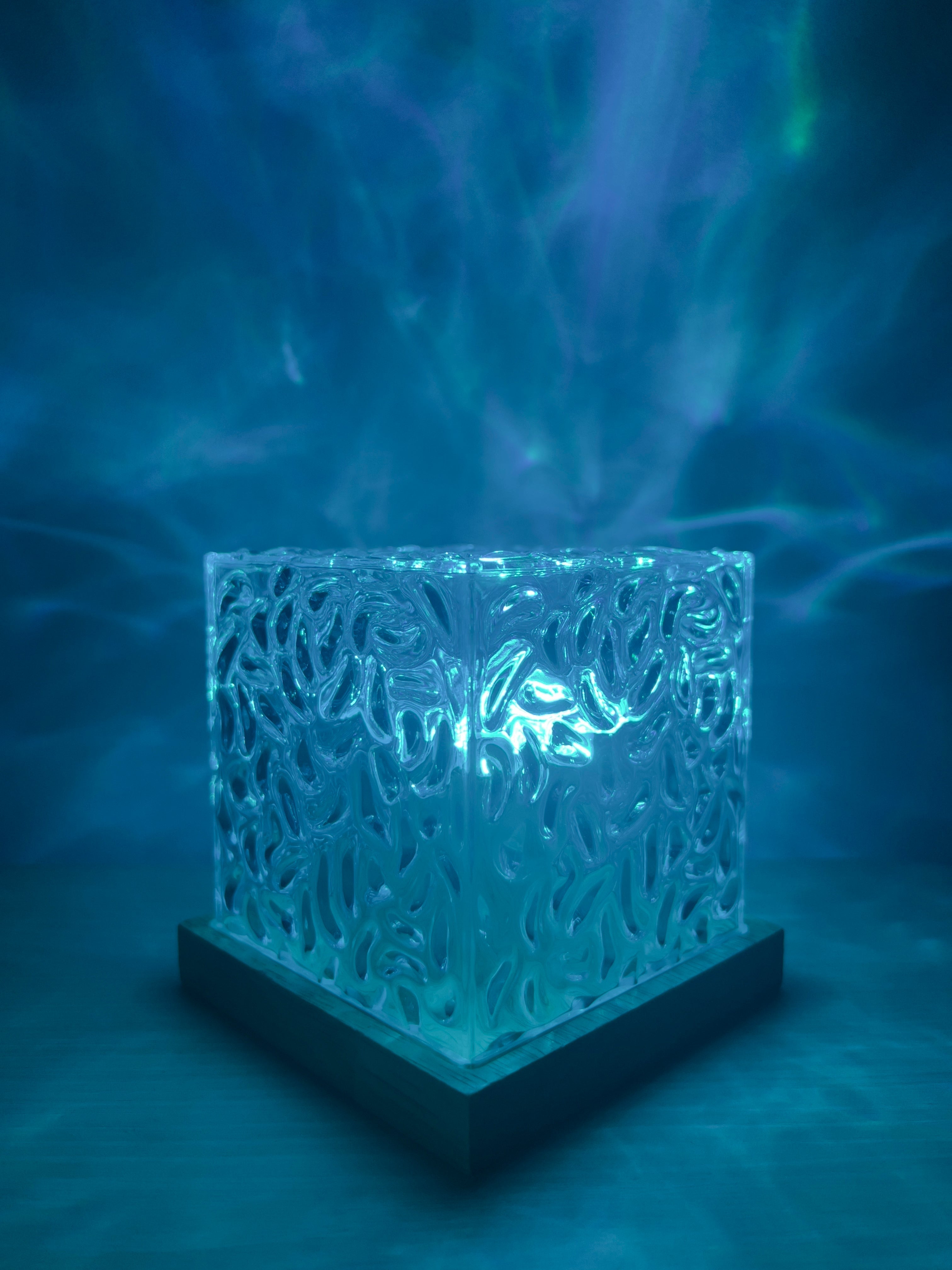 Ocean Wave Projection Night Light with Remote Control for Bedroom & Living Room | Calming LED Ambient Lamp | Thomler