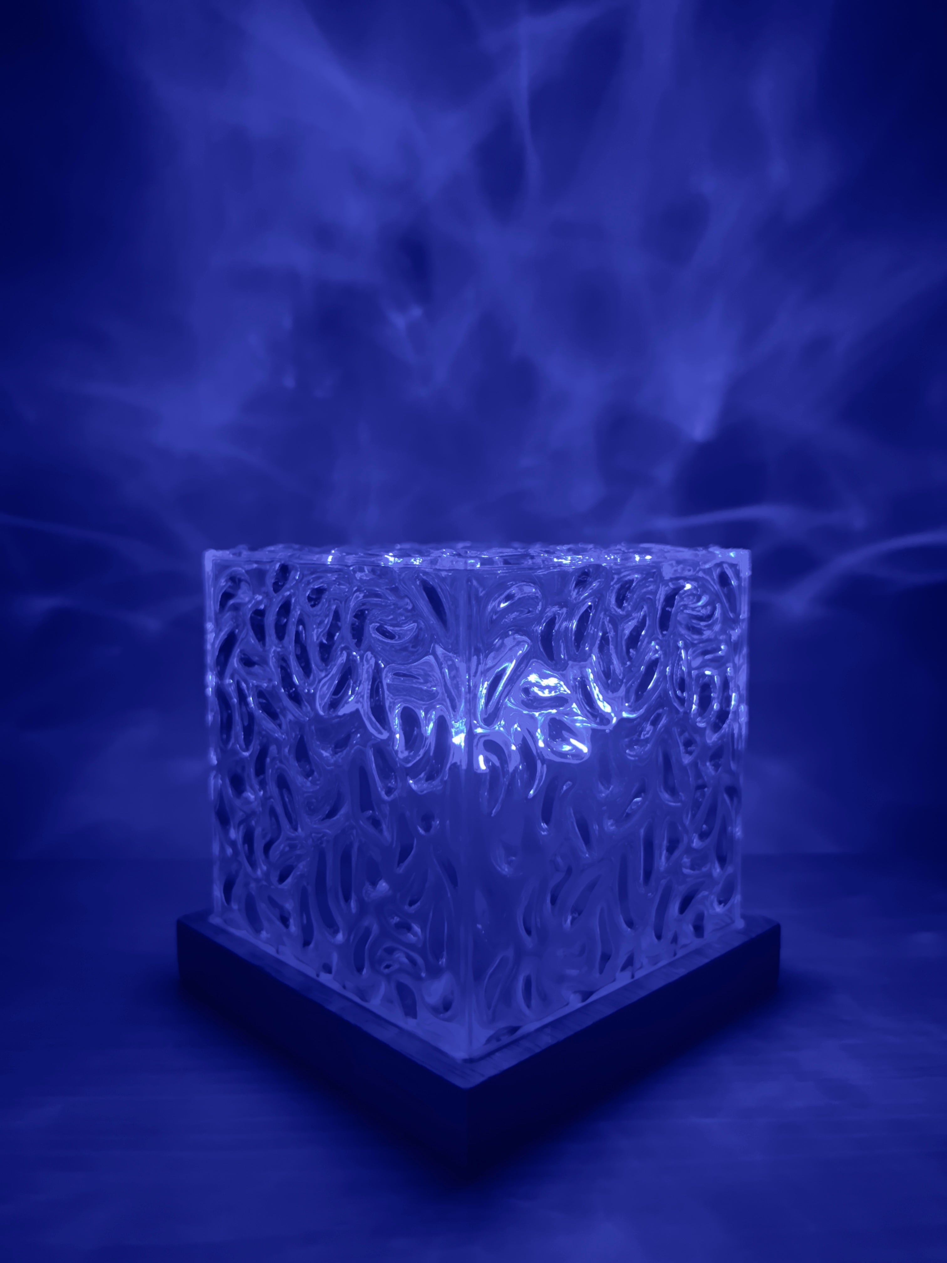 Ocean Wave Projection Night Light with Remote Control for Bedroom & Living Room | Calming LED Ambient Lamp | Thomler