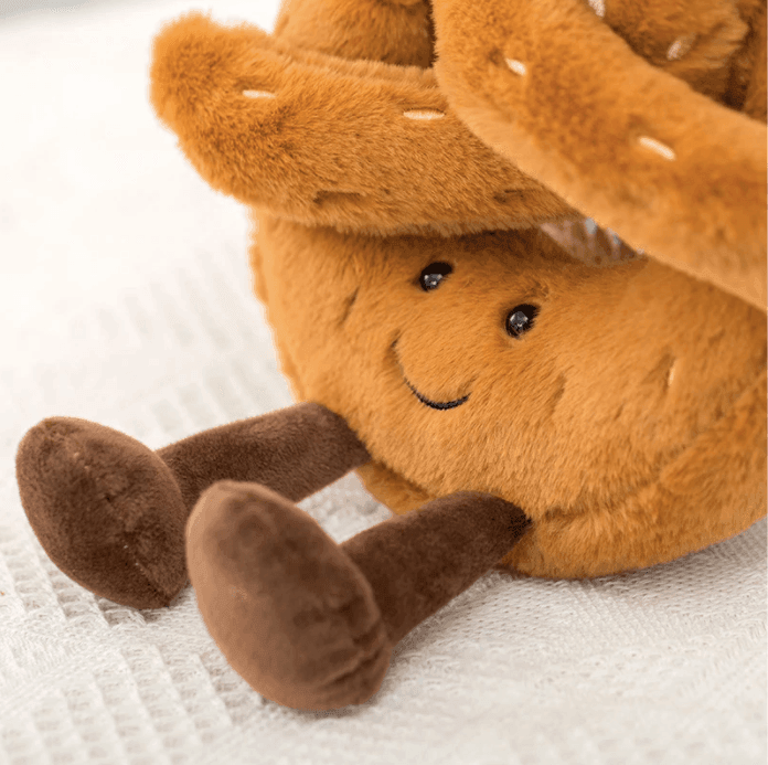 Plush Cushion Soft Textile 32.0 cm Bread Shape Nursery Sofa Decorative Cuddly Toy Pillow Gift | Thomler