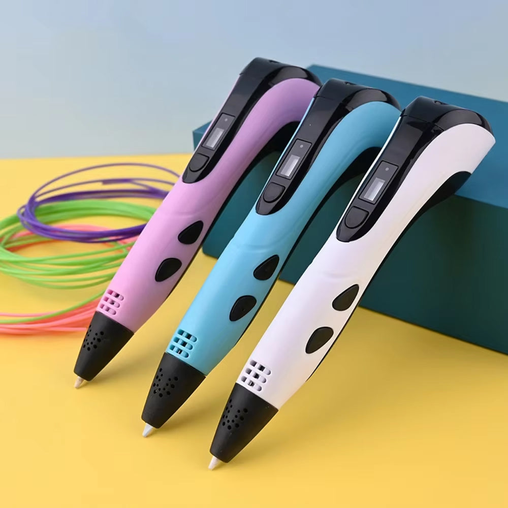 3D Drawing Pen for Kids – Three Speed Levels, Lightweight Design, LCD Monitor, Standard Filament Compatible | Thomler