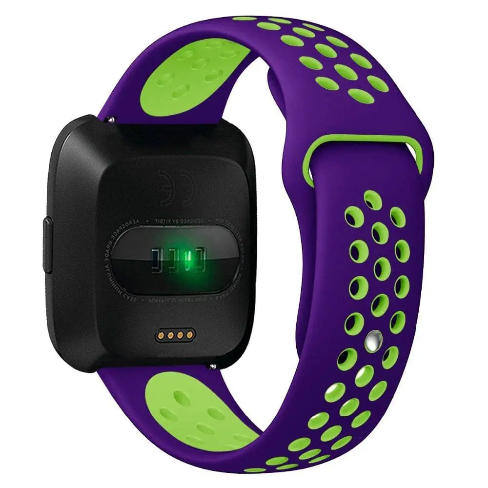 Silicone Replacement Wristband for Fitbit Versa 2 – Moisture-Resistant, Adjustable Fit Sport Strap for Everyday Workouts & Active Wear | Thomler