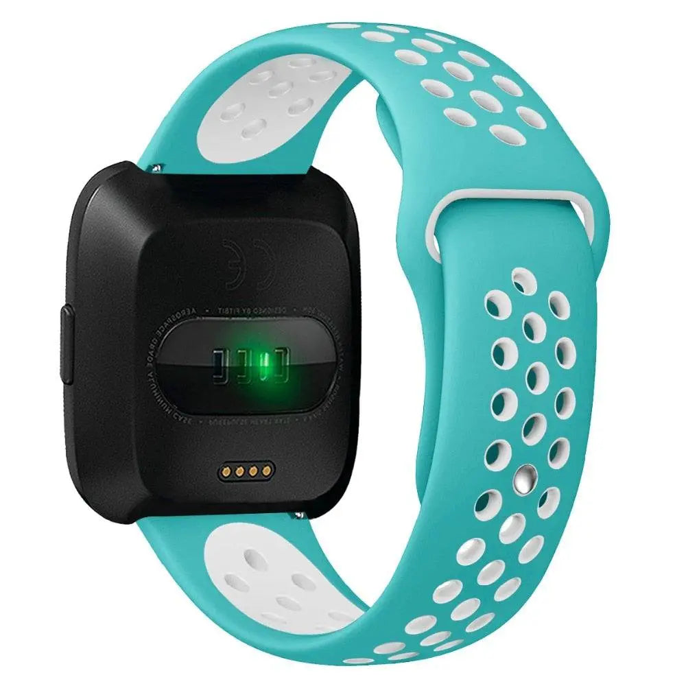 Silicone Replacement Wristband for Fitbit Versa 2 – Moisture-Resistant, Adjustable Fit Sport Strap for Everyday Workouts & Active Wear | Thomler