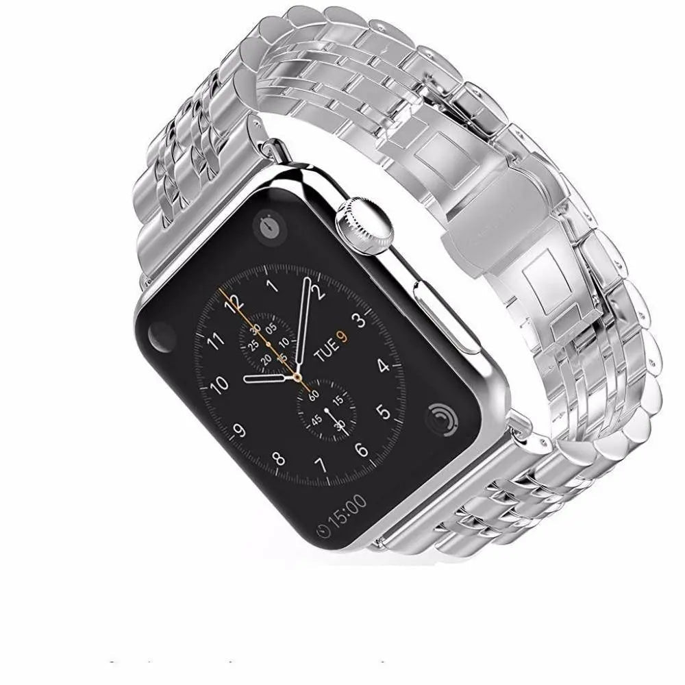 Metal Band and Protective Case Bundle for 38-44mm Apple Watch | Thomler