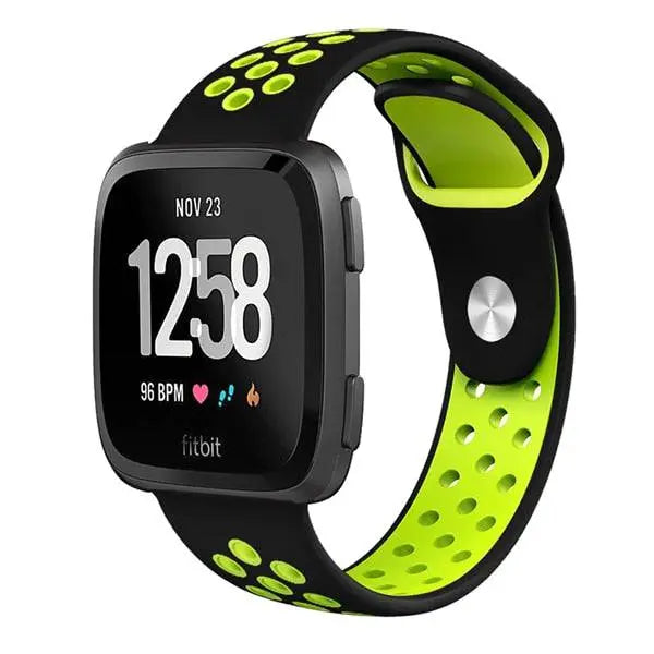 Silicone Replacement Wristband for Fitbit Versa 2 – Moisture-Resistant, Adjustable Fit Sport Strap for Everyday Workouts & Active Wear | Thomler