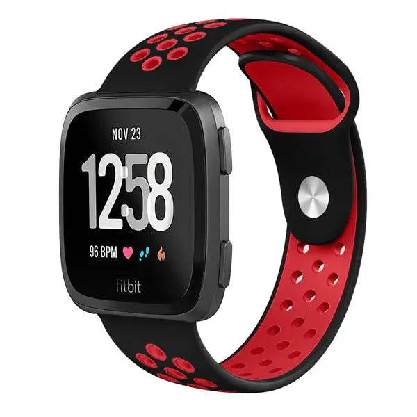 Silicone Replacement Wristband for Fitbit Versa 2 – Moisture-Resistant, Adjustable Fit Sport Strap for Everyday Workouts & Active Wear | Thomler