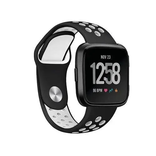 Silicone Replacement Wristband for Fitbit Versa 2 – Moisture-Resistant, Adjustable Fit Sport Strap for Everyday Workouts & Active Wear | Thomler