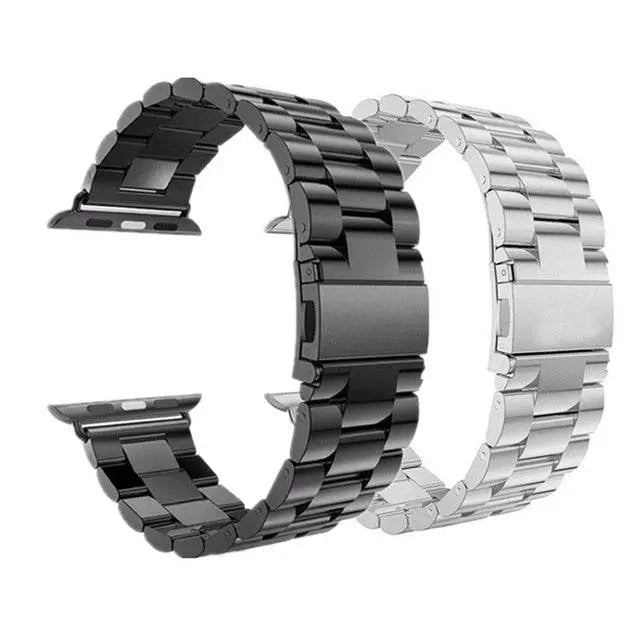 Dual Metal Watch Straps Bundle – Mesh & Link Bracelet Set for 42mm, 44mm, 46mm, 49mm Smart Watch Models | Thomler
