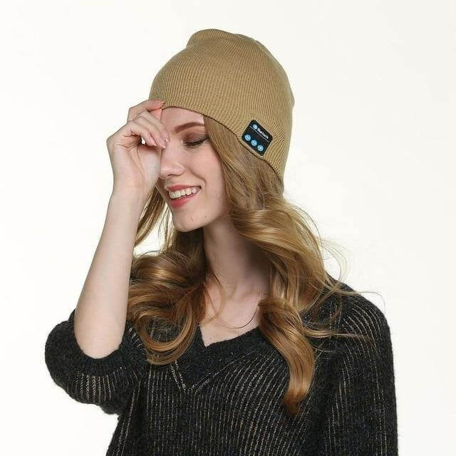 Wireless Beanie Hat with Built-In Stereo Headphones – Winter Music Cap for Hands-Free Calls & Audio | Thomler