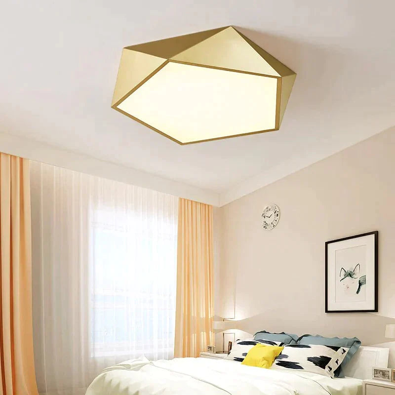 Dimmable LED Ceiling Light Fixture with Remote Control – Modern Flush Mount Design for Bedroom, Living Room & Kitchen | Thomler