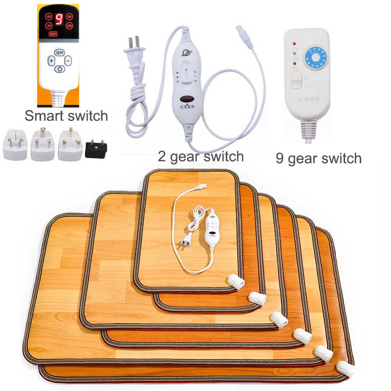 Under Desk Heating Pad with Thermostat for Cold Feet & Home Office Warmth | Thomler