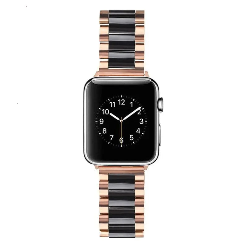 Metal & Ceramic Smartwatch Wristband – Compatible with Apple Watch Series 10/11/12 (38-46mm) & Ultra (49mm) | Thomler