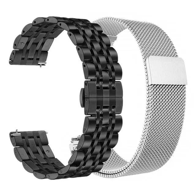 Stainless Steel Watch Strap for Galaxy Watch 4/5/6 – Adjustable Metal Band with Secure Clasp & Multiple Finish Options | Thomler