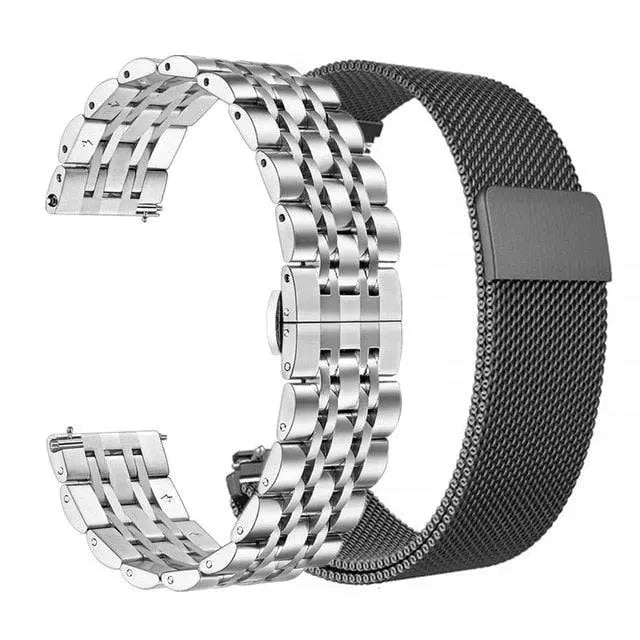 Stainless Steel Watch Strap for Galaxy Watch 4/5/6 – Adjustable Metal Band with Secure Clasp & Multiple Finish Options | Thomler
