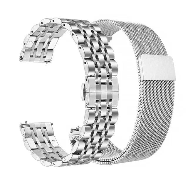 Stainless Steel Watch Strap for Galaxy Watch 4/5/6 – Adjustable Metal Band with Secure Clasp & Multiple Finish Options | Thomler