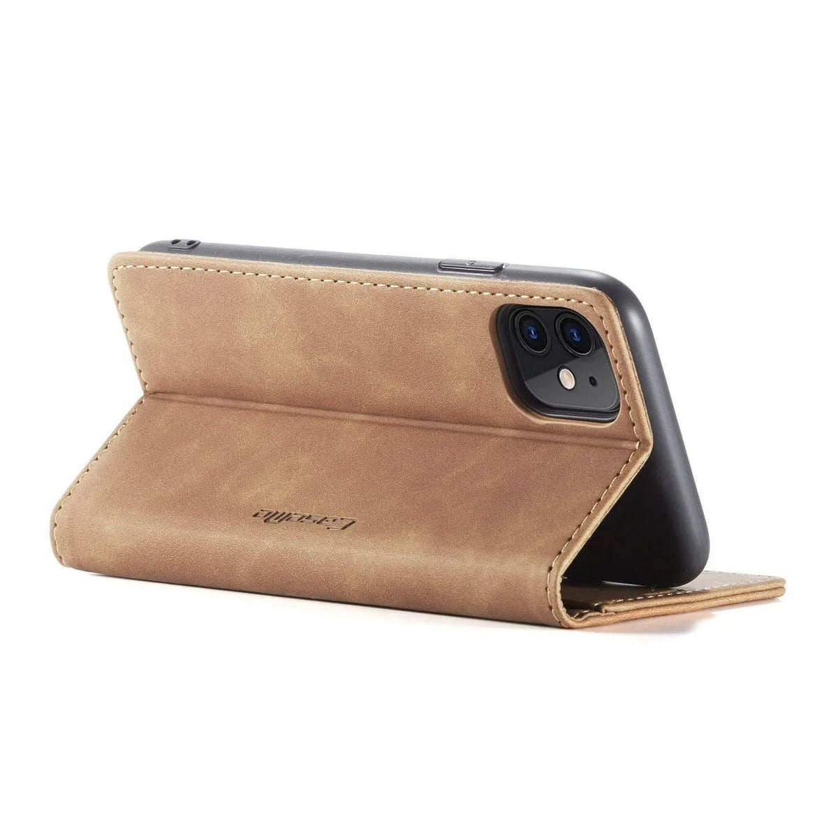Folio Wallet iPhone Case – Leather-Finish Cover with Card Slots for iPhone 11, 11 Pro & Pro Max – Protective Edge Cover, Camera Cutout & | Thomler