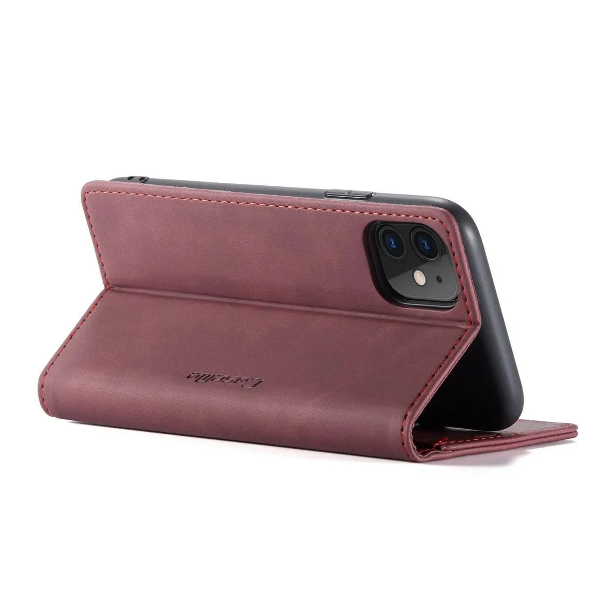 Folio Wallet iPhone Case – Leather-Finish Cover with Card Slots for iPhone 11, 11 Pro & Pro Max – Protective Edge Cover, Camera Cutout & | Thomler