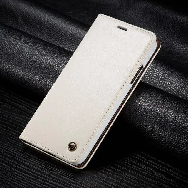 iPhone Leather Case – Fitted Shell with Raised Edges, Camera Protection & Everyday Grip for iPhone 7-11 Series | Thomler